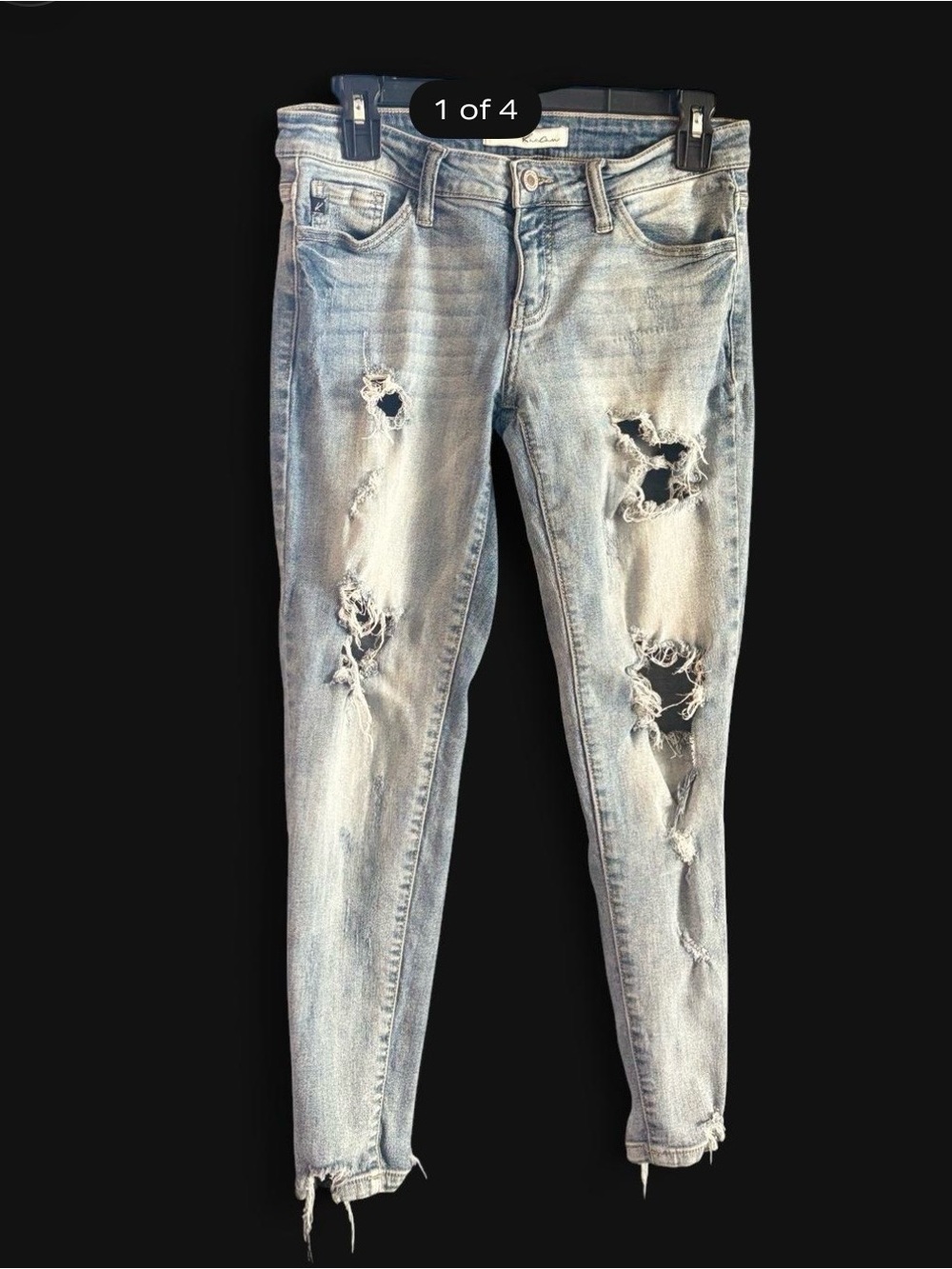 Kancan Estilo Distressed Light Wash Women’s Jeans size 27